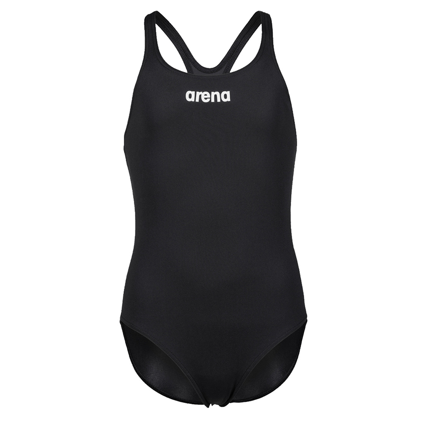 Arena Pro Solid Girls Swimsuit - Black