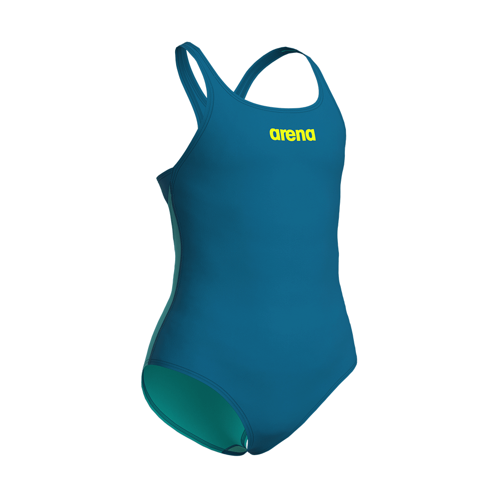 Arena Pro Solid Girls Swimsuit - Blue / Water