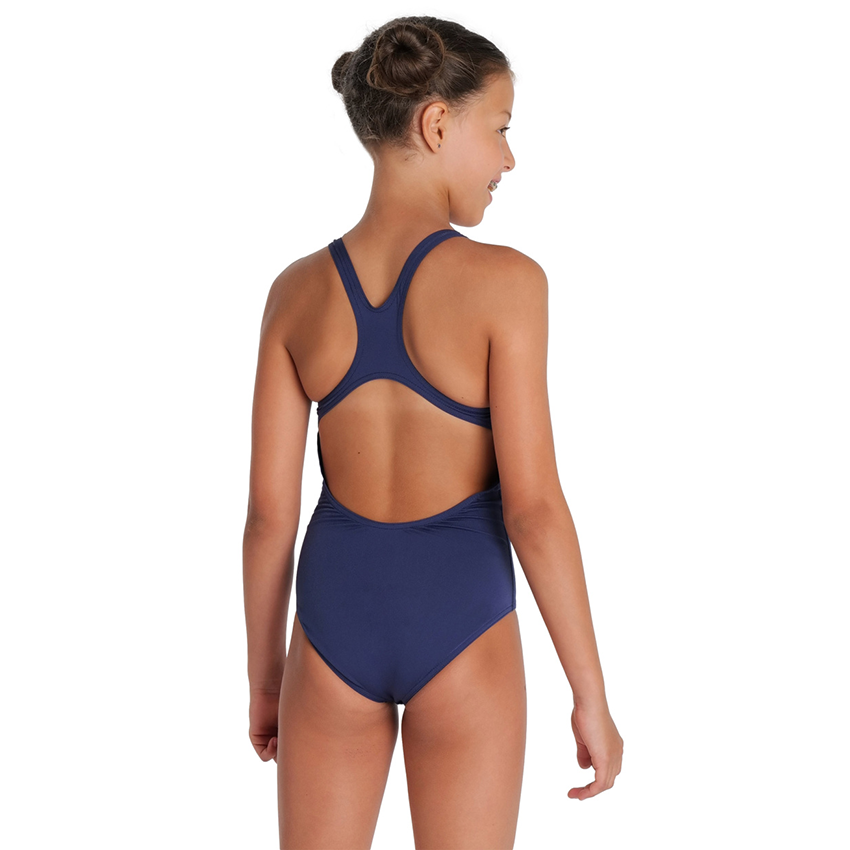 Arena Pro Solid Girls Swimsuit - Navy