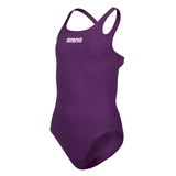 Arena Pro Solid Girls Swimsuit - Plum