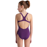 Arena Pro Solid Girls Swimsuit - Plum