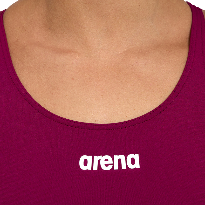 Arena Team Solid Tech Swimsuit - Red Fandango