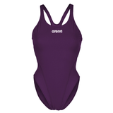 Arena Team Solid Tech Plum Swimsuit