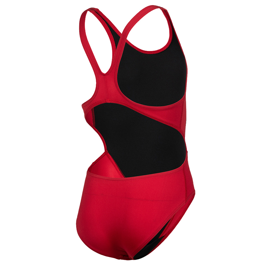 Arena Tech Solid Girls Swimsuit - Red