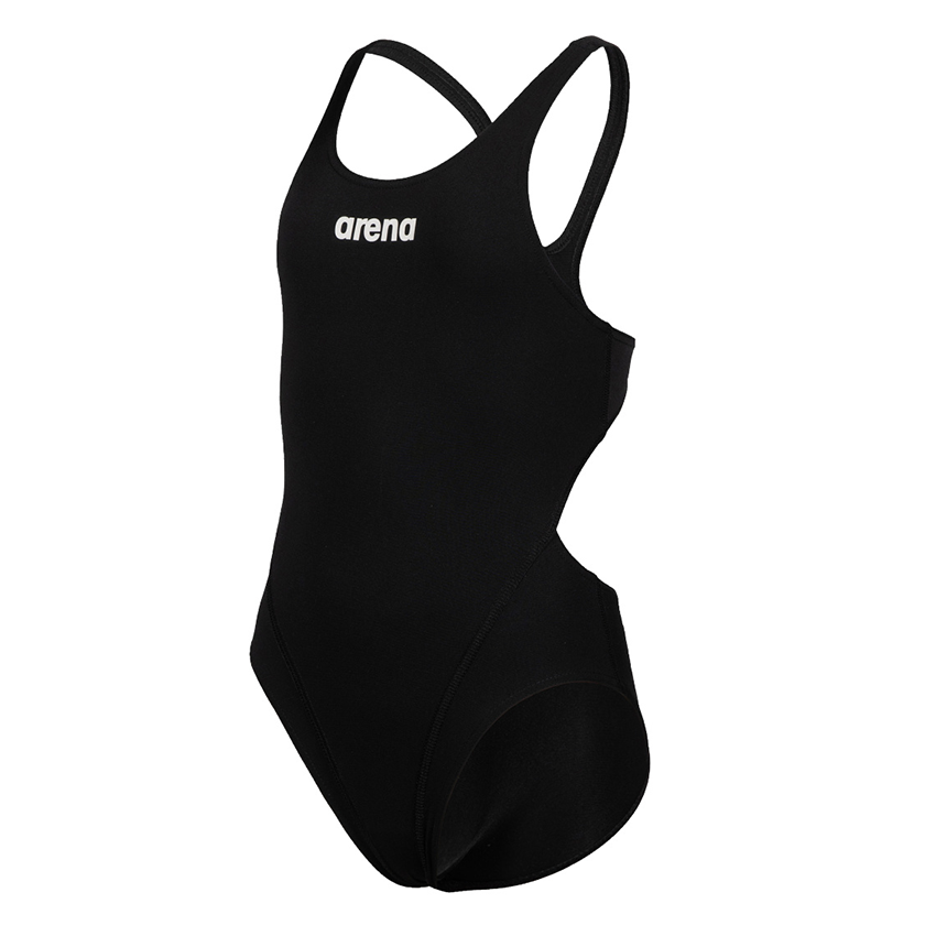 Arena Tech Solid Girls Swimsuit - Black
