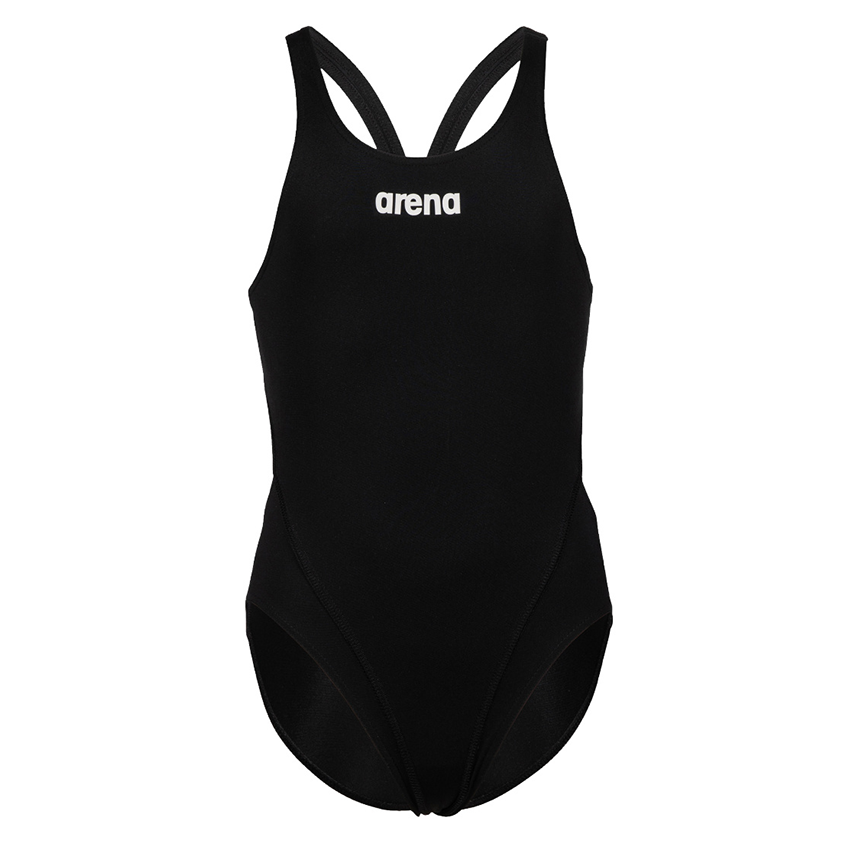 Arena Tech Solid Girls Swimsuit - Black