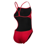 Arena Challenge Solid Girls Swimsuit - Red
