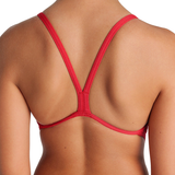 Arena Challenge Solid Girls Swimsuit - Red
