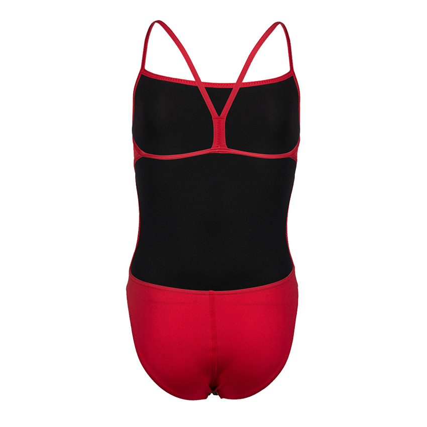 Arena Challenge Solid Girls Swimsuit - Red