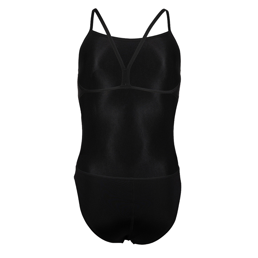 Arena Challenge Solid Girls Swimsuit - Black
