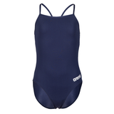 Arena Challenge Solid Girls Swimsuit - Navy