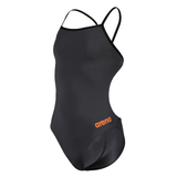 Arena Challenge Solid Girls Swimsuit - Grey