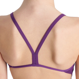 Arena Challenge Solid Girls Swimsuit - Plum