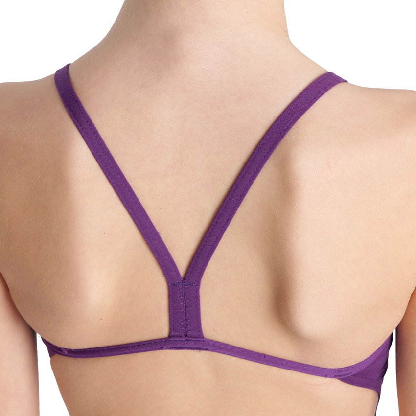 Arena Challenge Solid Girls Swimsuit - Plum