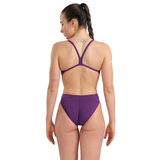 Arena Team Solid Challenge Plum Swimsuit