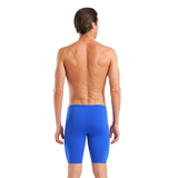 Arena Team Solid Neon Blue Jammer back view
