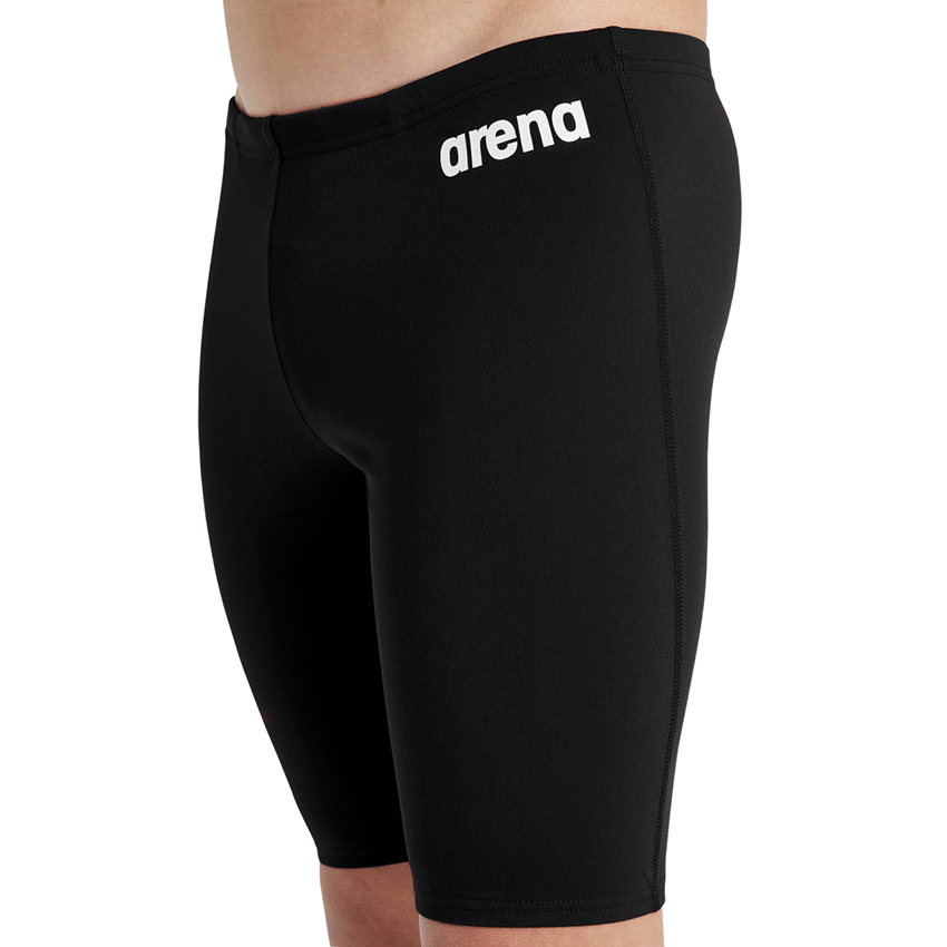 Arena Boy's Team Solid Jammer - Black