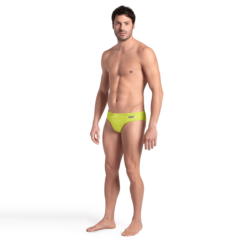 Arena Team Solid Soft Green Brief