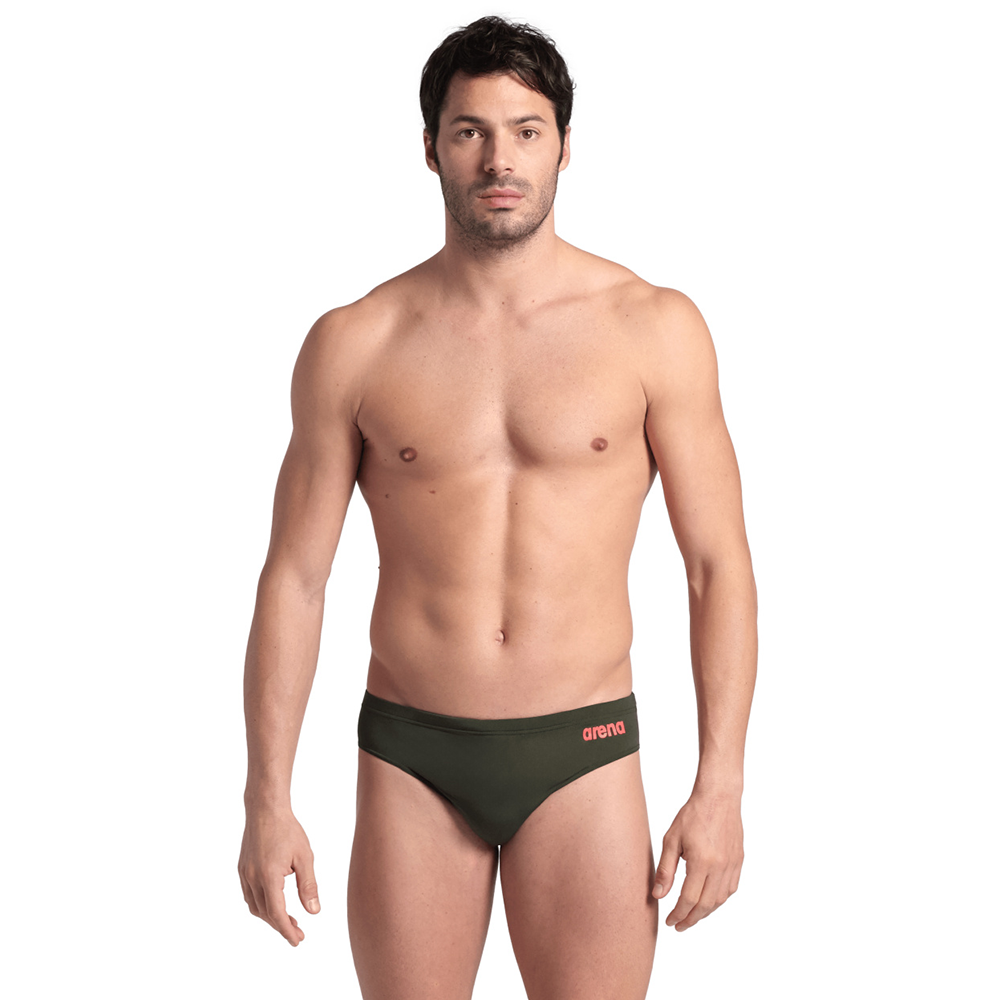 Arena Team Solid Dark Sage Brief