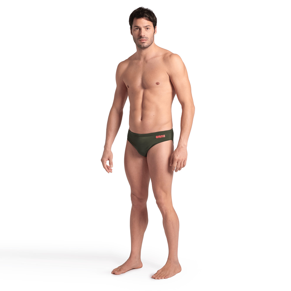 Arena Team Solid Dark Sage Brief