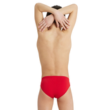 Arena Boy's Team Solid Brief - Red