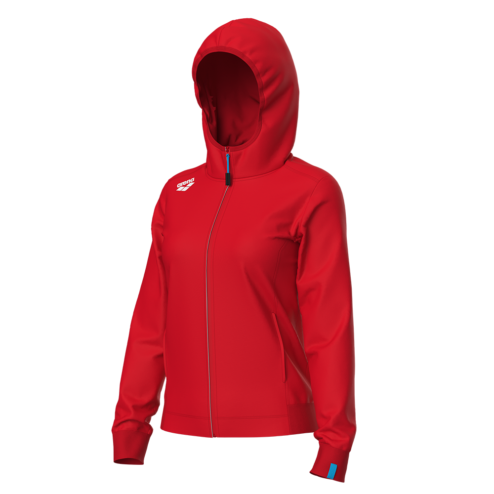 Arena Women's Hooded Jacket - Red