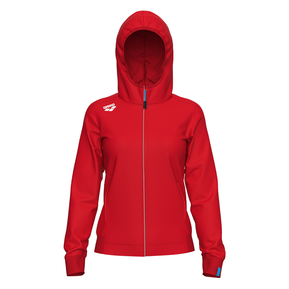 Arena Women's Hooded Jacket - Red