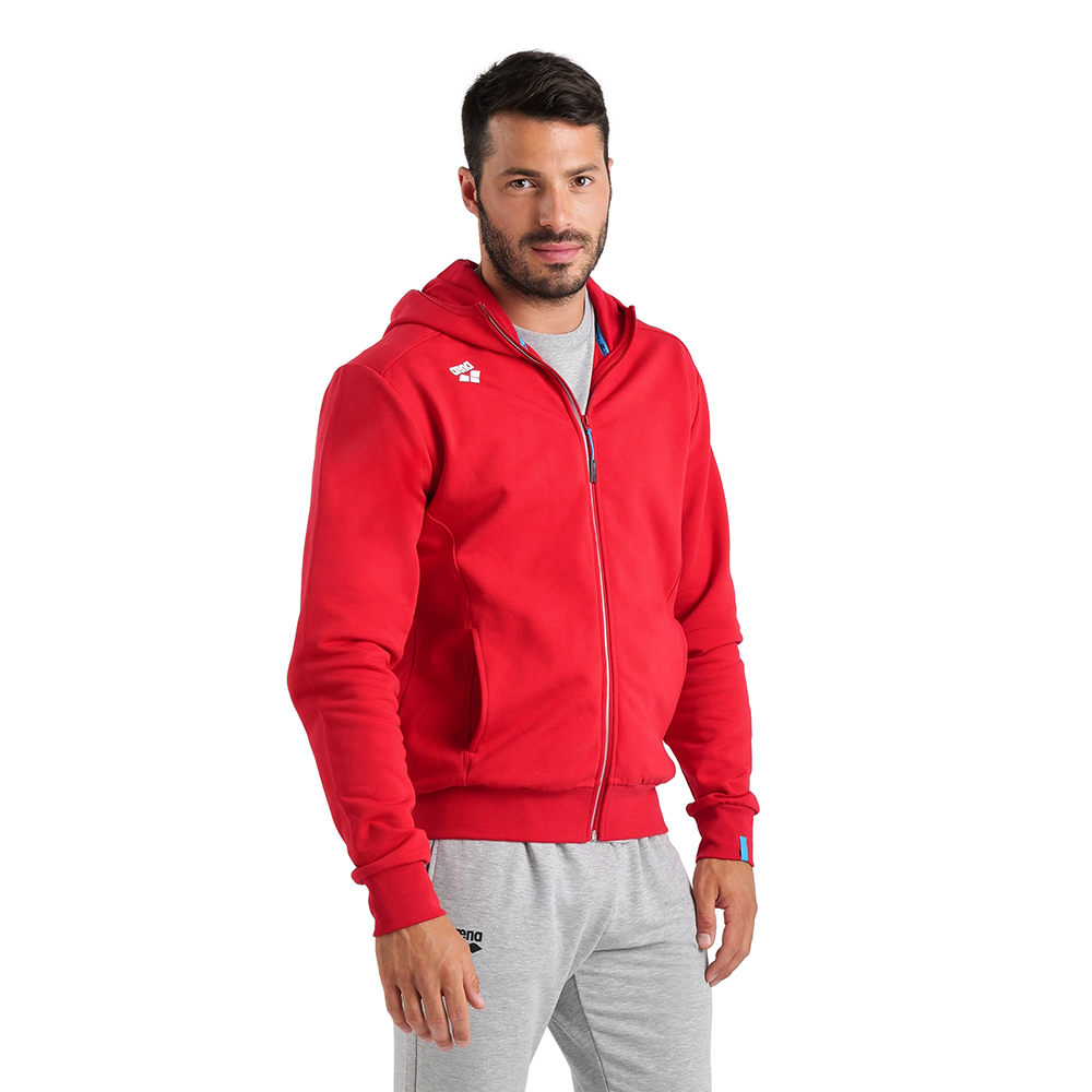 Arena Hooded Jacket - Red