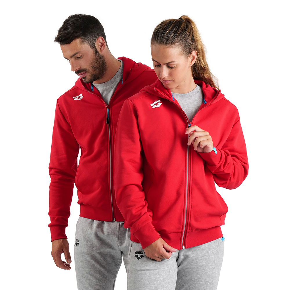 Arena Hooded Jacket - Red