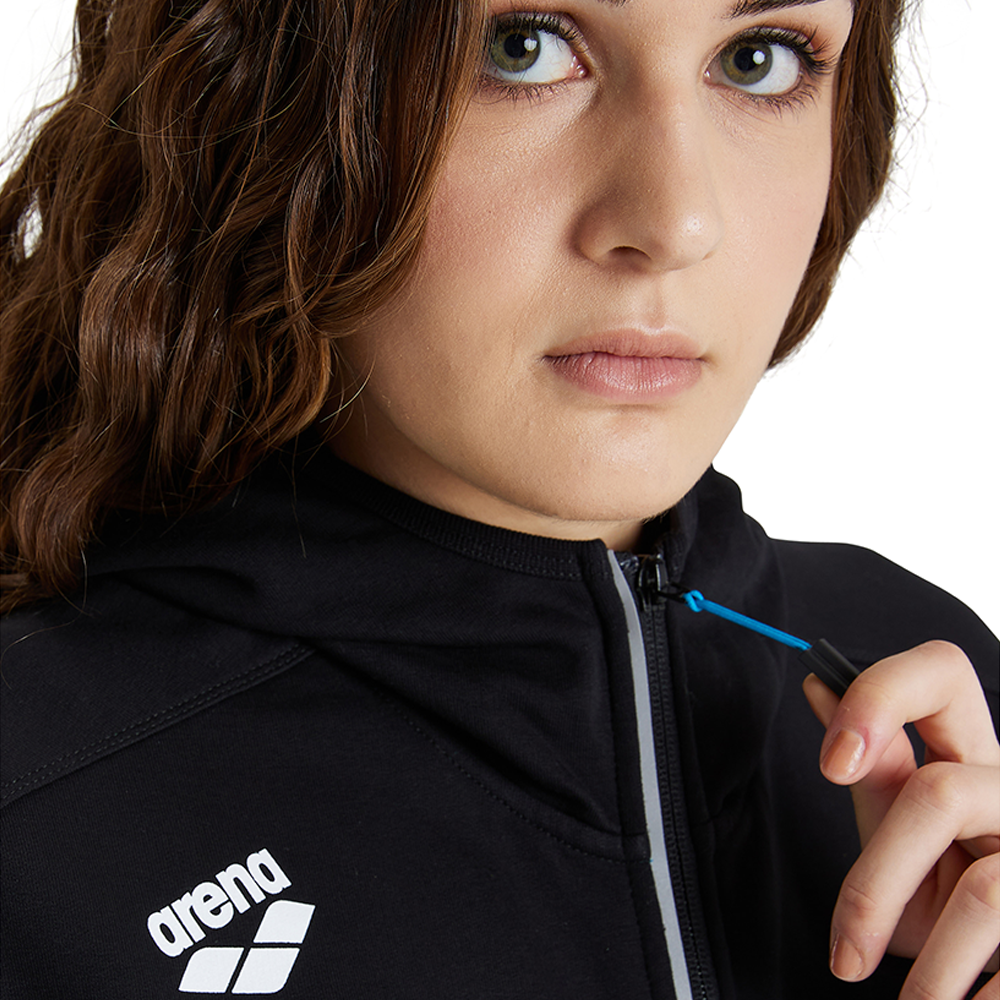 Arena Hooded Jacket - Black