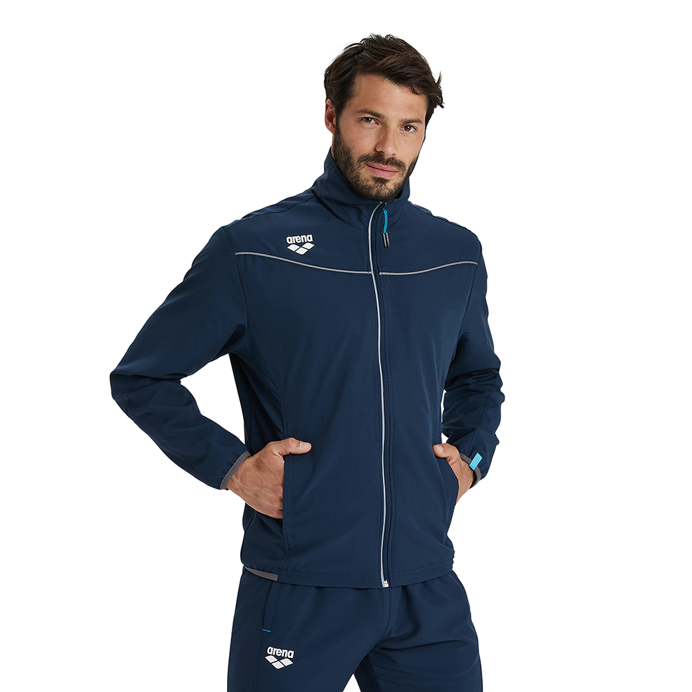 Arena Team Jacket Panel - Navy