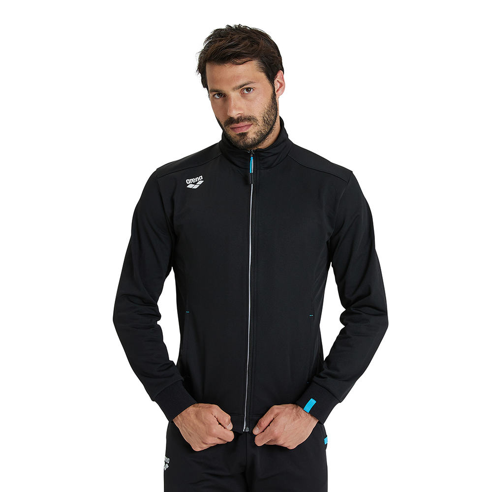 Arena Team Jacket Knit Panel - Black