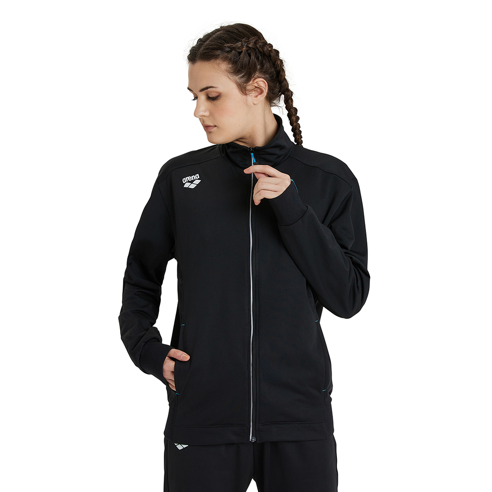 Arena Team Jacket Knit Panel - Black