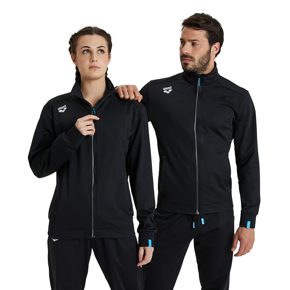 Arena Team Jacket Knit Panel - Black