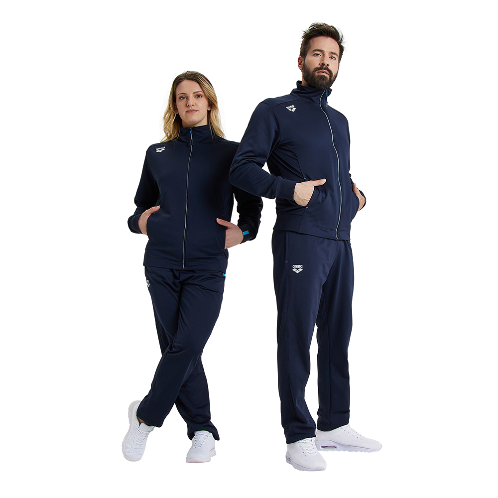 Arena Team Jacket Knit Panel - Navy