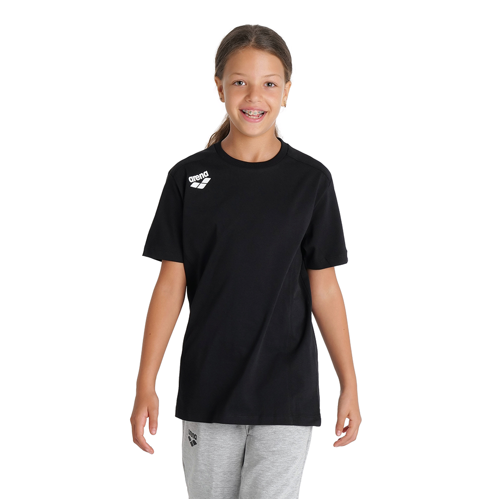 Arena Panel Junior T-Shirt - Black