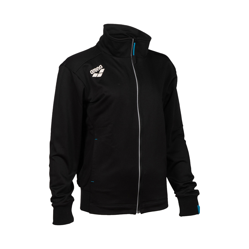 Arena Team Junior Jacket Knit Panel - Black