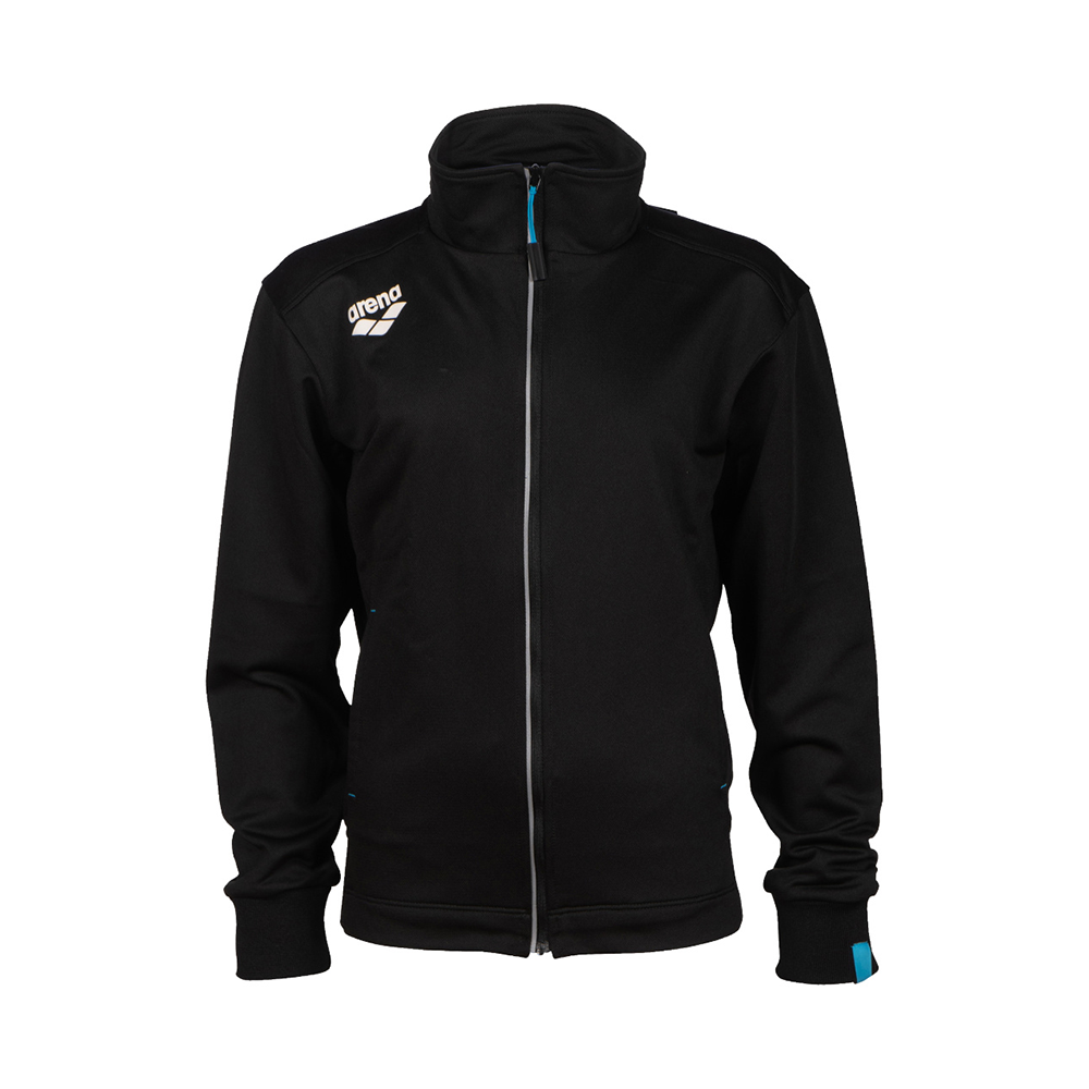 Arena Team Junior Jacket Knit Panel - Black