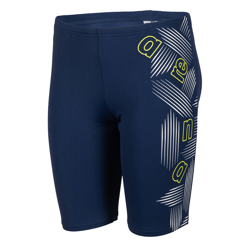 Arena Boy's Graphic Jammer - Navy