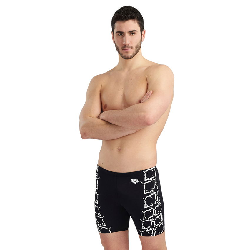 Arena Graphic Black Mid Jammer