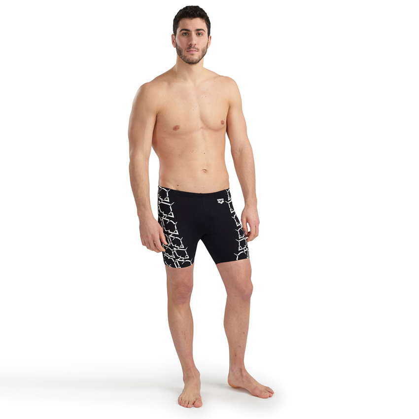 Arena Graphic Black Mid Jammer