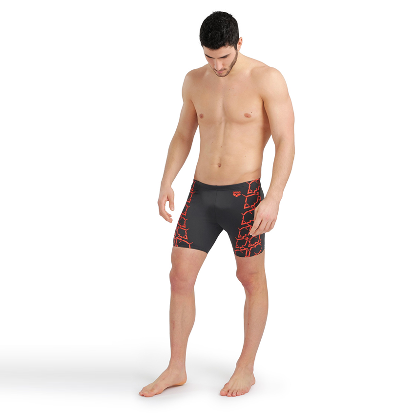 Arena Graphic Grey Mid Jammer