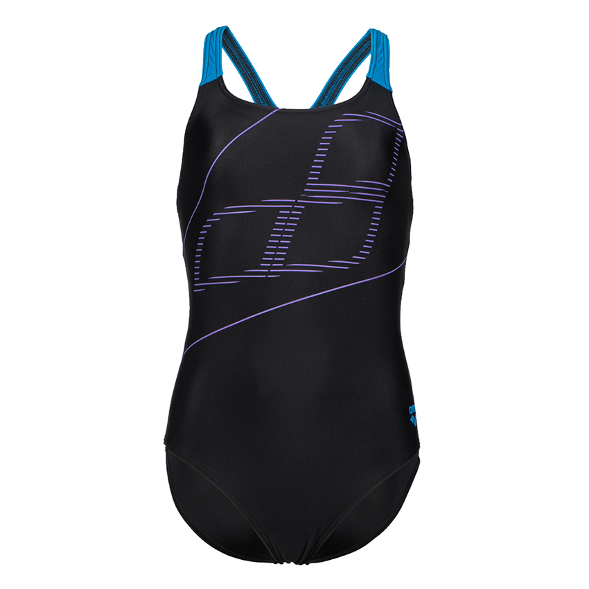 Logo Girls Arena Swimsuit
