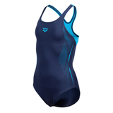 Arena Graphic Girls Blue Swimsuit