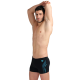 Arena Black Graphic Swim Short