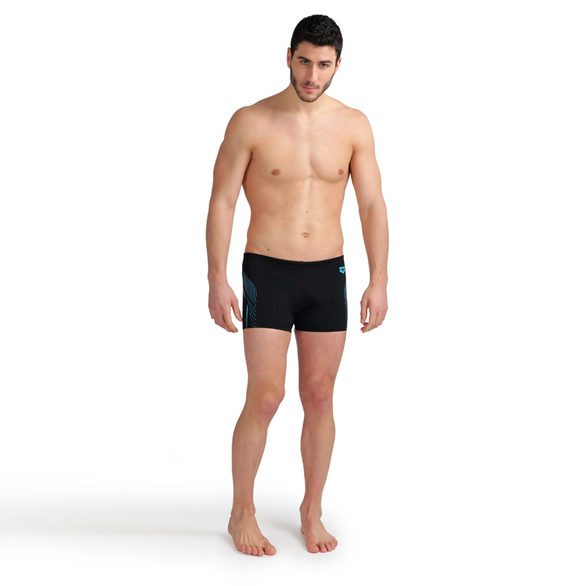 Arena Black Graphic Swim Short