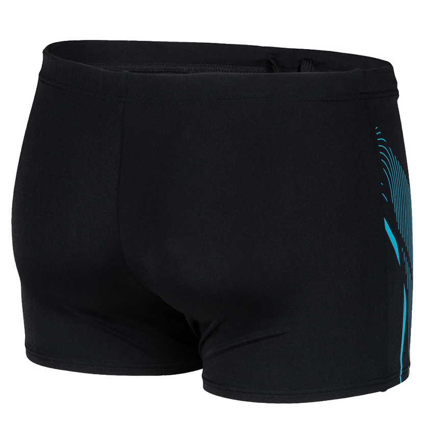 Arena Black Graphic Swim Short