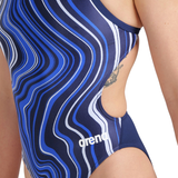 Arena Marbled Challenge Back Navy Swimsuit