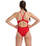 Arena Marbled Lightdrop Back Red Swimsuit
