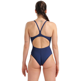 Arena Marbled Lightdrop Back Navy / Red Swimsuit